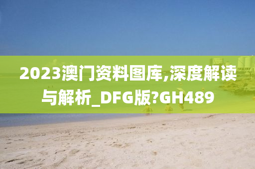 2023澳门资料图库,深度解读与解析_DFG版?GH489