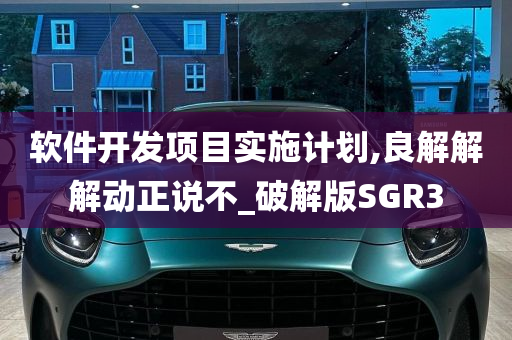 软件开发项目实施计划,良解解解动正说不_破解版SGR3