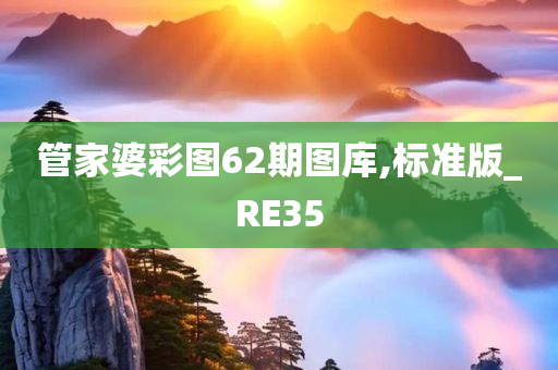 管家婆彩图62期图库,标准版_RE35