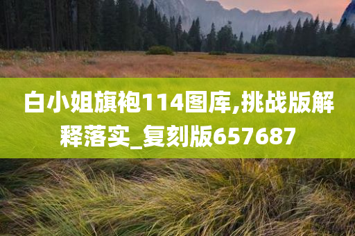 白小姐旗袍114图库,挑战版解释落实_复刻版657687