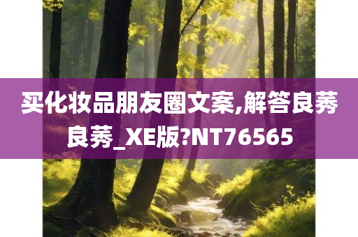 买化妆品朋友圈文案,解答良莠良莠_XE版?NT76565