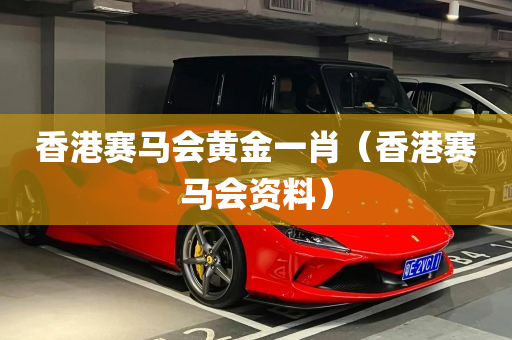 香港赛马会黄金一肖（香港赛马会资料）