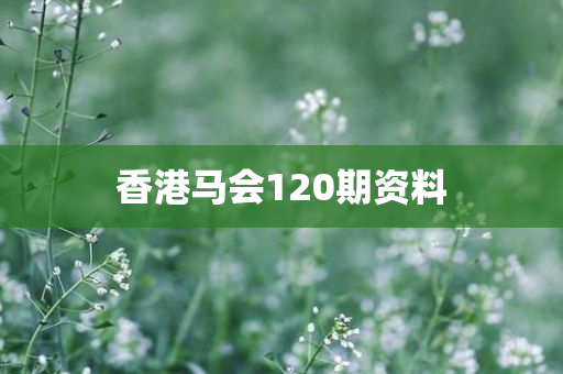 香港马会120期资料