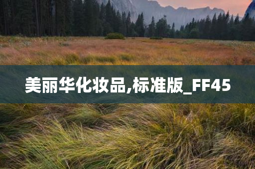 美丽华化妆品,标准版_FF45