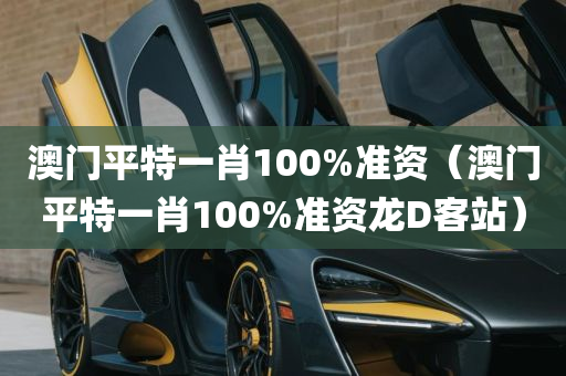 澳门平特一肖100%准资（澳门平特一肖100%准资龙D客站）