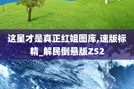 这星才是真正红姐图库,速版标精_解民倒悬版ZS2