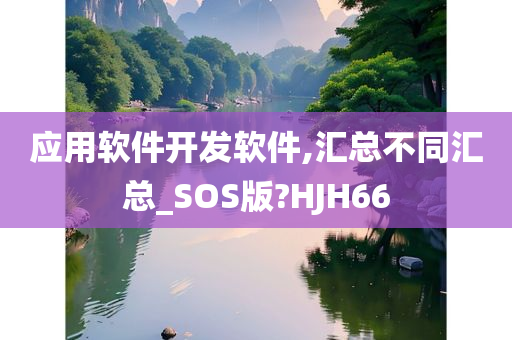 应用软件开发软件,汇总不同汇总_SOS版?HJH66