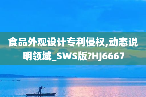 食品外观设计专利侵权,动态说明领域_SWS版?HJ6667