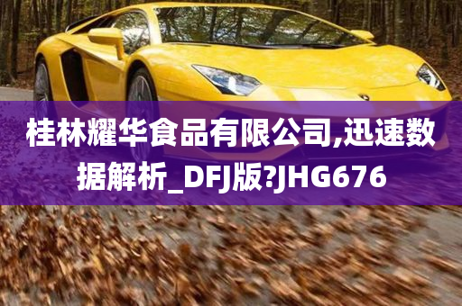 桂林耀华食品有限公司,迅速数据解析_DFJ版?JHG676