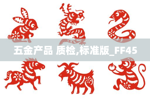 五金产品 质检,标准版_FF45