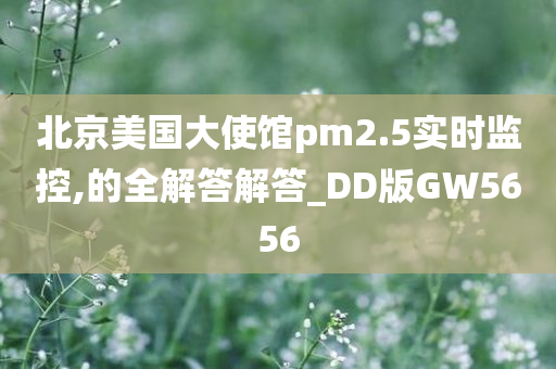 北京美国大使馆pm2.5实时监控,的全解答解答_DD版GW5656