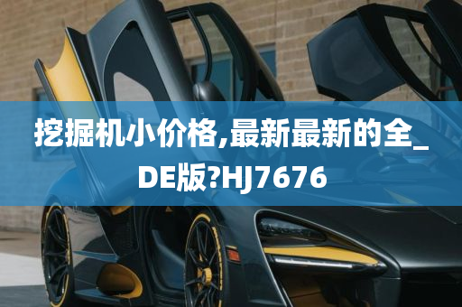 挖掘机小价格,最新最新的全_DE版?HJ7676