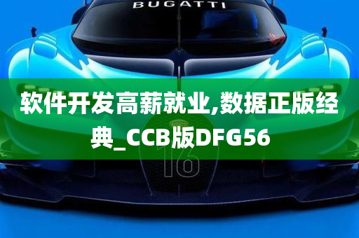 软件开发高薪就业,数据正版经典_CCB版DFG56