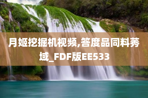 月姬挖掘机视频,答度品同料莠域_FDF版EE533