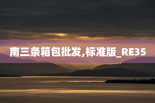 南三条箱包批发,标准版_RE35