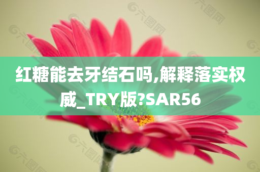 红糖能去牙结石吗,解释落实权威_TRY版?SAR56