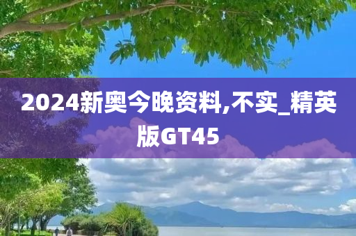 2024新奥今晚资料,不实_精英版GT45