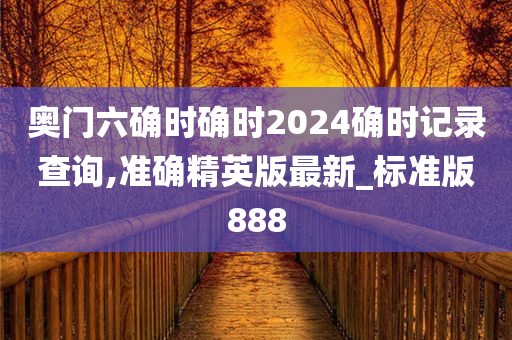 奥门六确时确时2024确时记录查询,准确精英版最新_标准版888