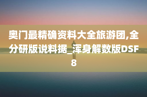 奥门最精确资料大全旅游团,全分研版说料据_浑身解数版DSF8