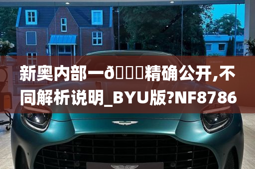 新奥内部一🐎精确公开,不同解析说明_BYU版?NF8786