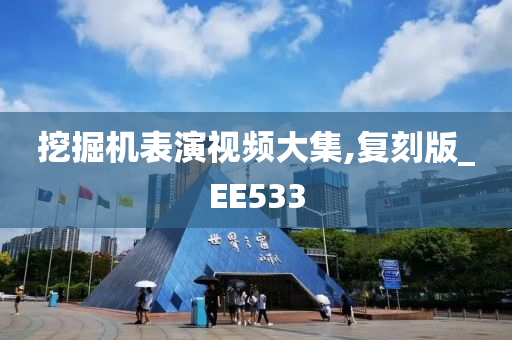 挖掘机表演视频大集,复刻版_EE533