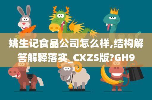 姚生记食品公司怎么样,结构解答解释落实_CXZS版?GH9