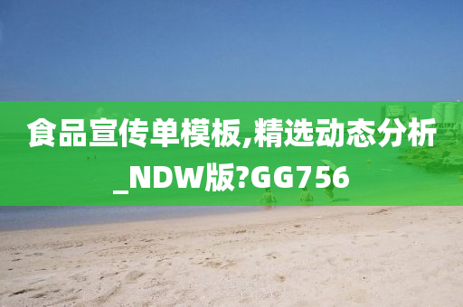 食品宣传单模板,精选动态分析_NDW版?GG756