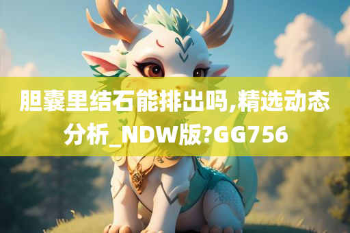 胆囊里结石能排出吗,精选动态分析_NDW版?GG756