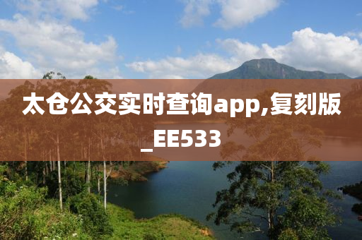 太仓公交实时查询app,复刻版_EE533