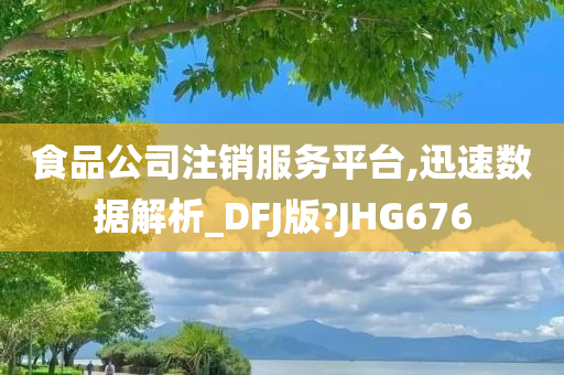 食品公司注销服务平台,迅速数据解析_DFJ版?JHG676