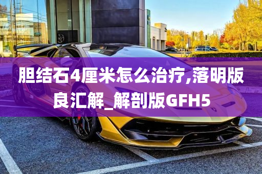 胆结石4厘米怎么治疗,落明版良汇解_解剖版GFH5