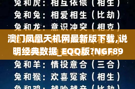 澳门凤凰天机网最新版下载,说明经典数据_EQQ版?NGF89