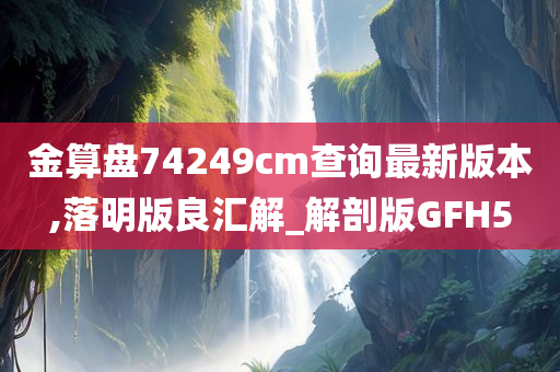 金算盘74249cm查询最新版本,落明版良汇解_解剖版GFH5