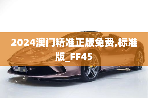 2024澳门精准正版免费,标准版_FF45