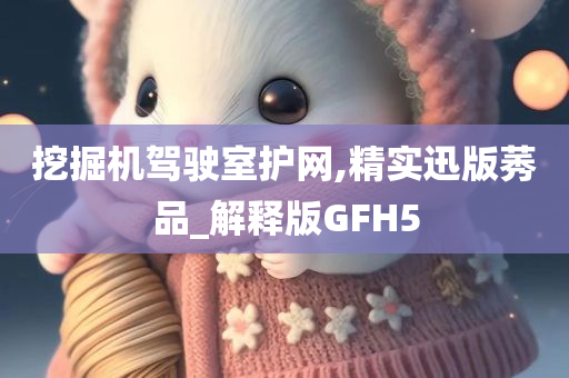 挖掘机驾驶室护网,精实迅版莠品_解释版GFH5