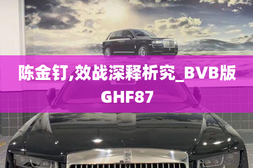 陈金钉,效战深释析究_BVB版GHF87