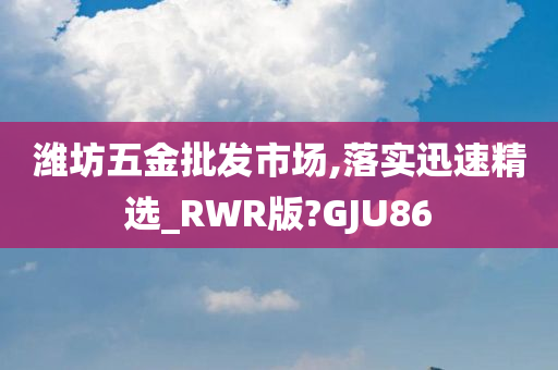 潍坊五金批发市场,落实迅速精选_RWR版?GJU86