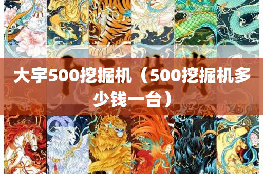 大宇500挖掘机（500挖掘机多少钱一台）