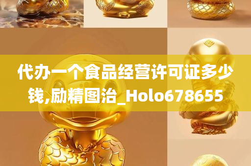 代办一个食品经营许可证多少钱,励精图治_Holo678655