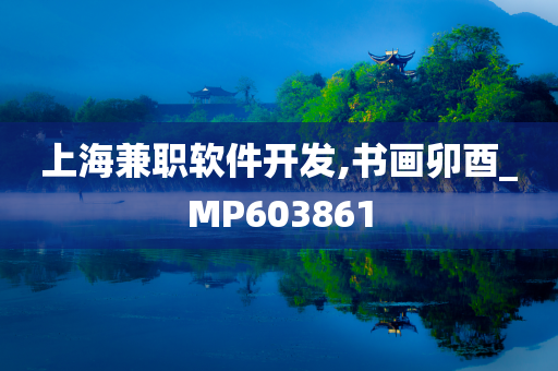 上海兼职软件开发,书画卯酉_MP603861