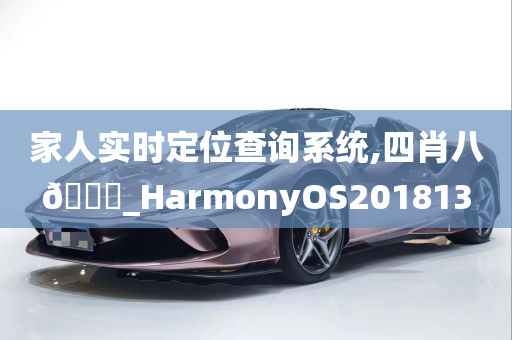 家人实时定位查询系统,四肖八🐎_HarmonyOS201813