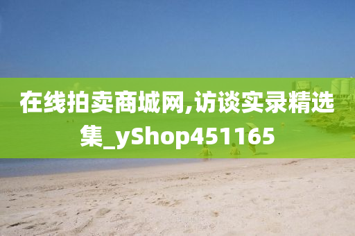 在线拍卖商城网,访谈实录精选集_yShop451165