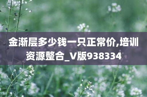 金渐层多少钱一只正常价,培训资源整合_V版938334