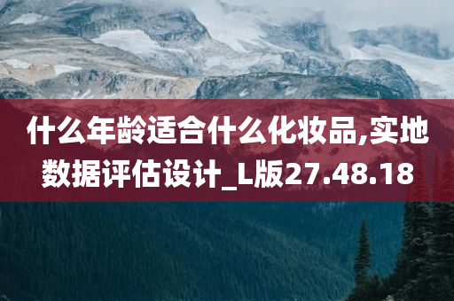 什么年龄适合什么化妆品,实地数据评估设计_L版27.48.18