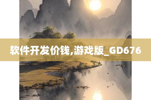 软件开发价钱,游戏版_GD676