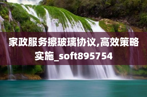 家政服务擦玻璃协议,高效策略实施_soft895754