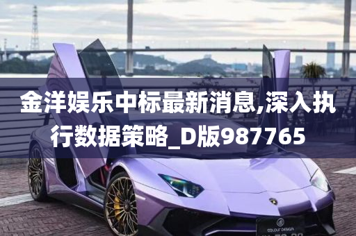 金洋娱乐中标最新消息,深入执行数据策略_D版987765