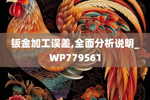 钣金加工误差,全面分析说明_WP779561