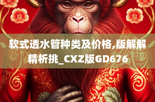 软式透水管种类及价格,版解解精析挑_CXZ版GD676