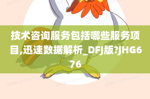 技术咨询服务包括哪些服务项目,迅速数据解析_DFJ版?JHG676